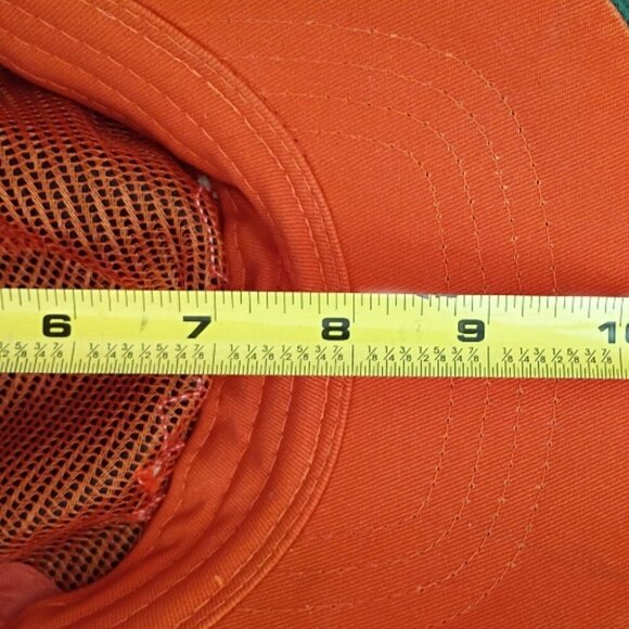 Roxy Girls Trucker Hat 8-16 Green Suede & Orange Mesh Snapback Cap - Picture 8 of 9